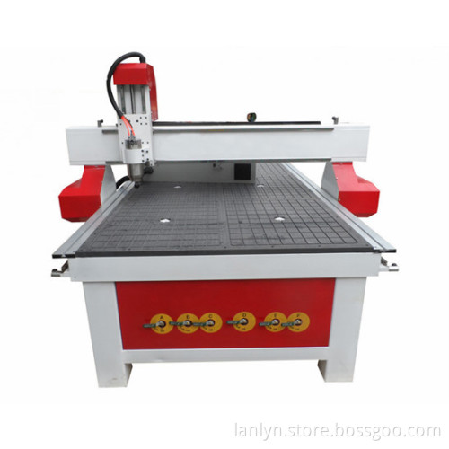 Lanlyn 1325 vacuum table 3d wood cnc router price, wood pattern making machine, wood decorate router machine